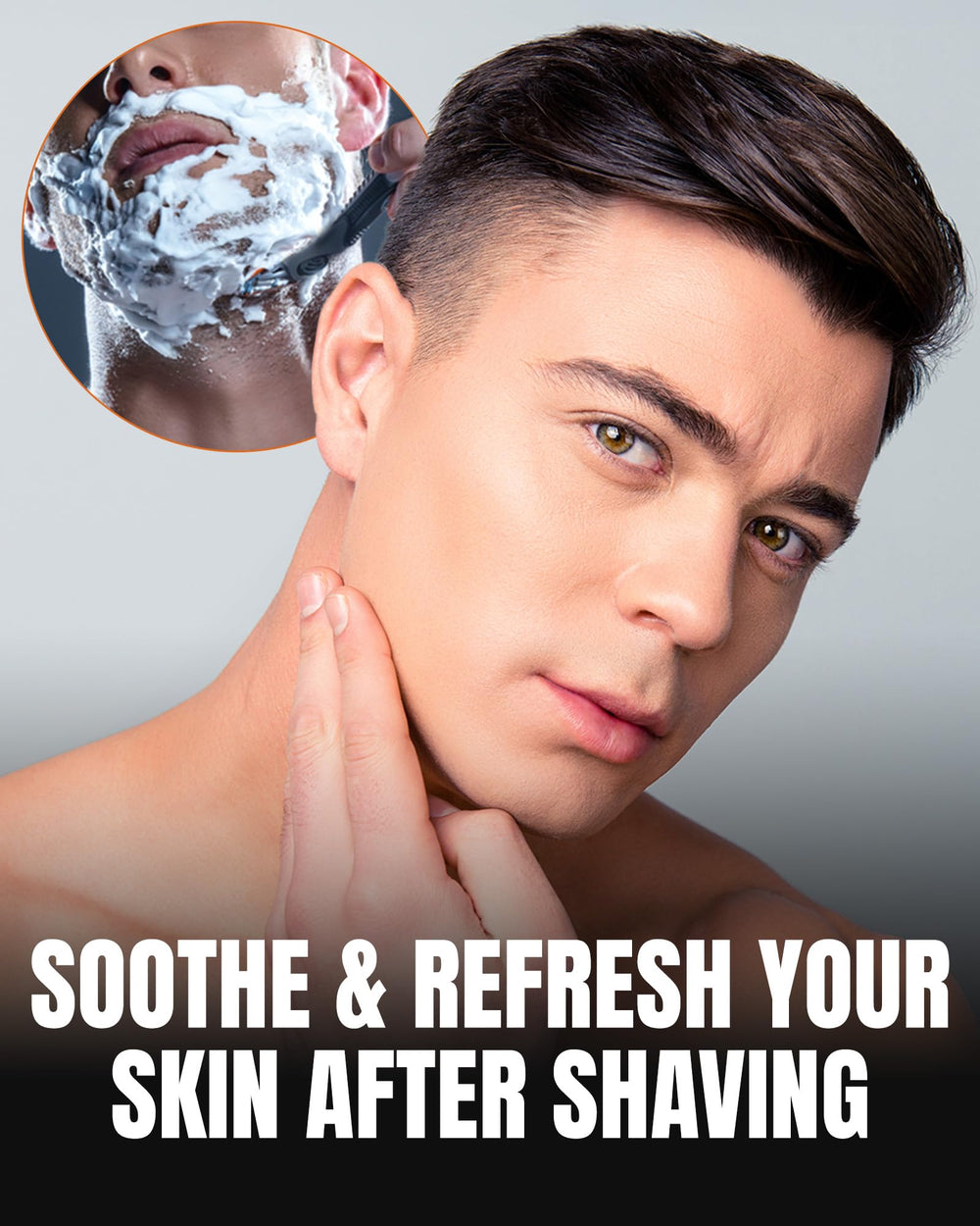 Easy to use after shaving: rinse and enjoy smooth skin.