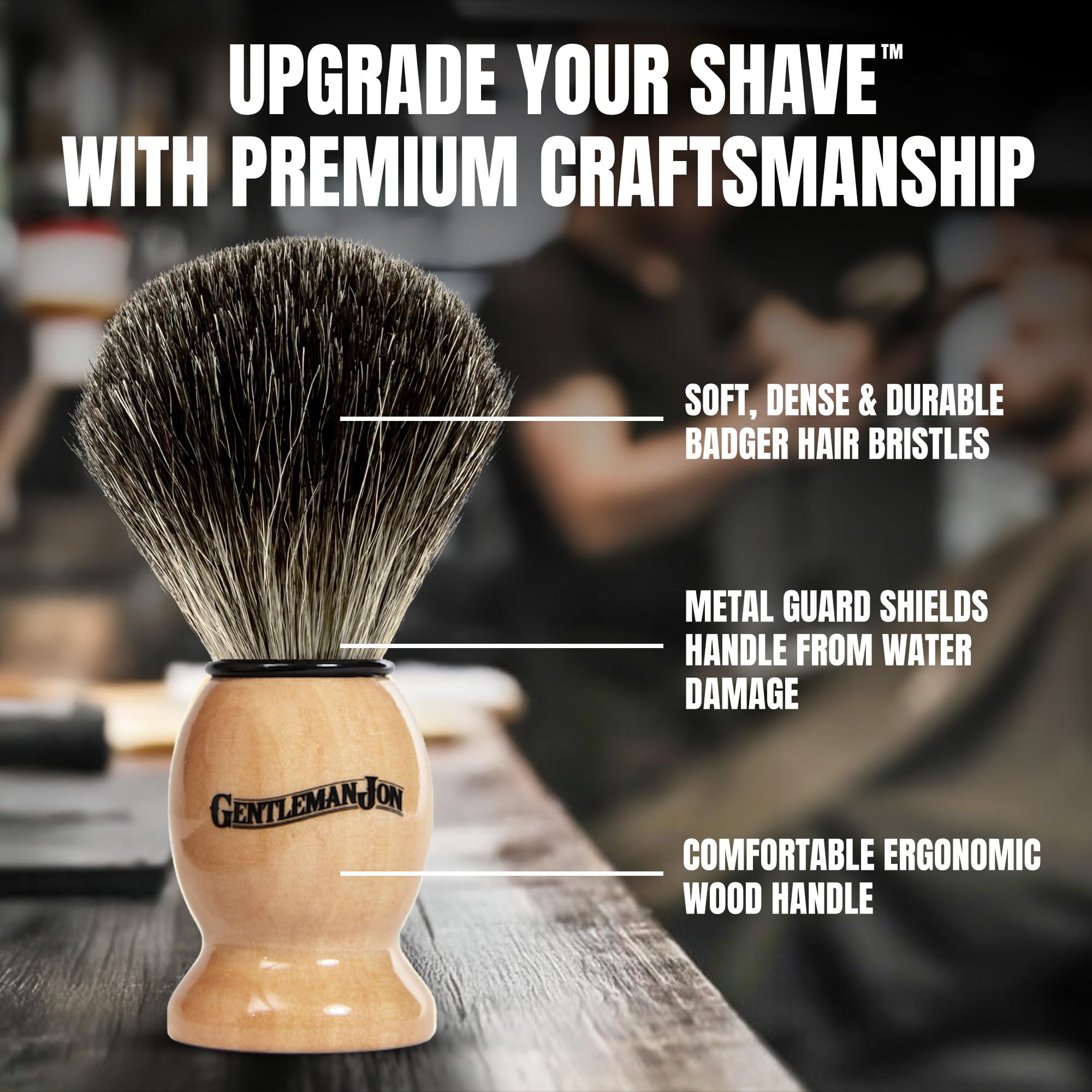 Gentleman Jon five razor blades for easy replacements.