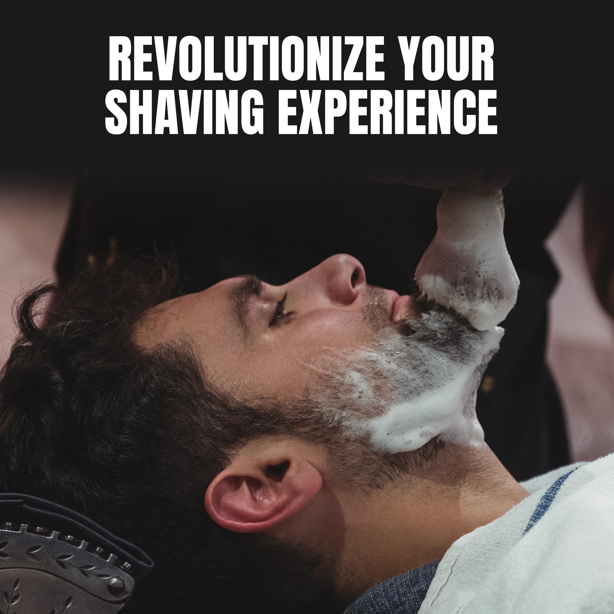 Shaving brush lather scene with Gentleman Jon sandalwood soap for traditional grooming.