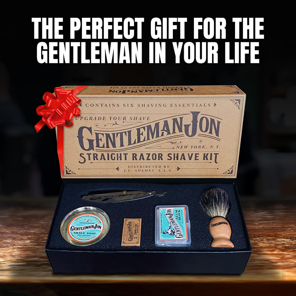 Gentleman Jon travel shaving kit for on the go routines.