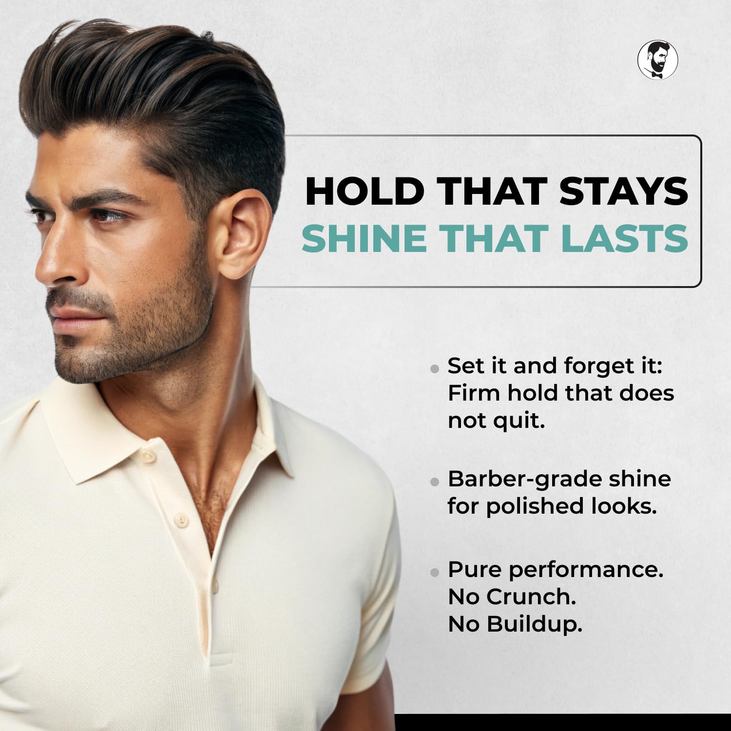 Gentlemen Republic Refined Gel maintains hold in humid weather.