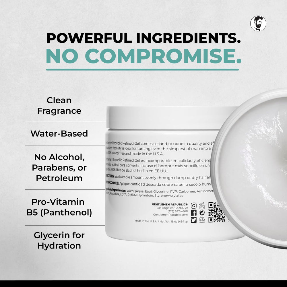 Applied to hair for a smooth, flake-free finish.