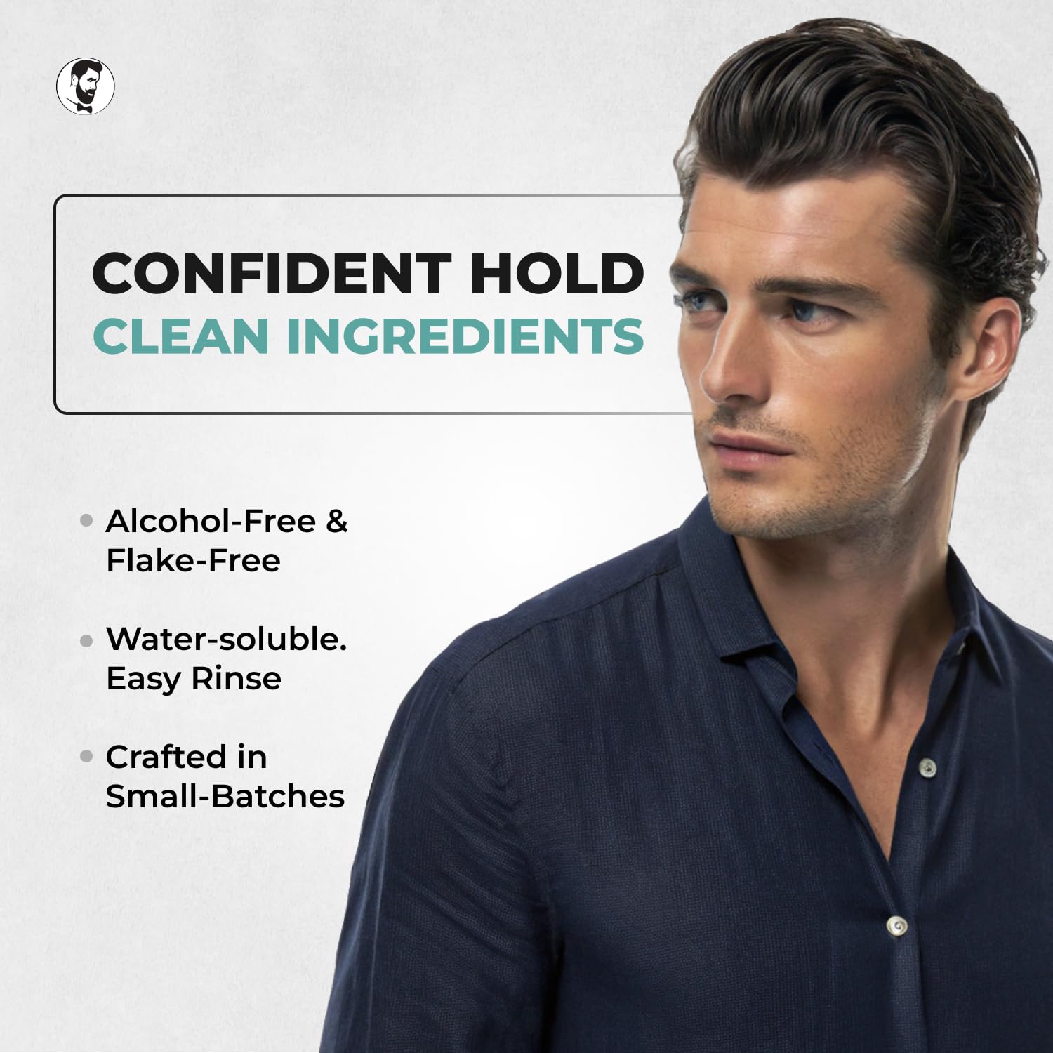 Label close-up shows Gentlemen Republic's alcohol-free formula.