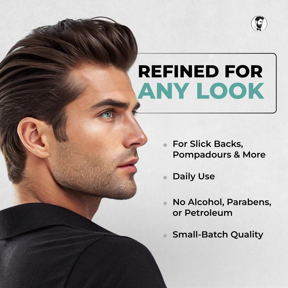 Polished, versatile look achievable with Gentlemen Republic Refined Gel.