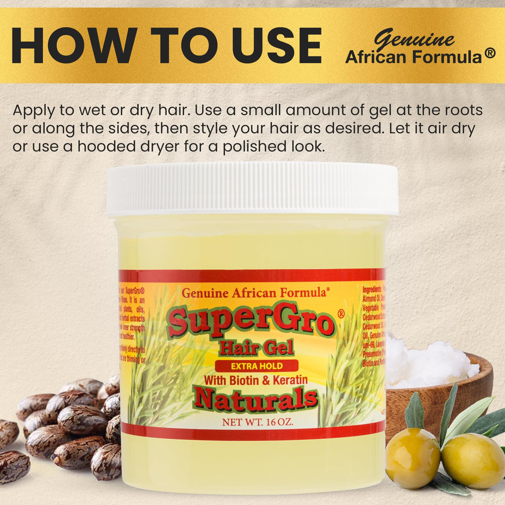 Ingredientes naturales aportan nutrición al cabello y cuero cabelludo.