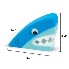 Genuine Fred Bath Biters Hipopotamo; ideal para juegos y limpieza suave.