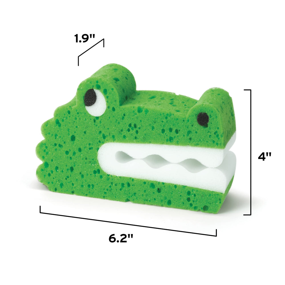Genuine Fred Bath Biters hipopotamo: esponja suave para la piel sensible