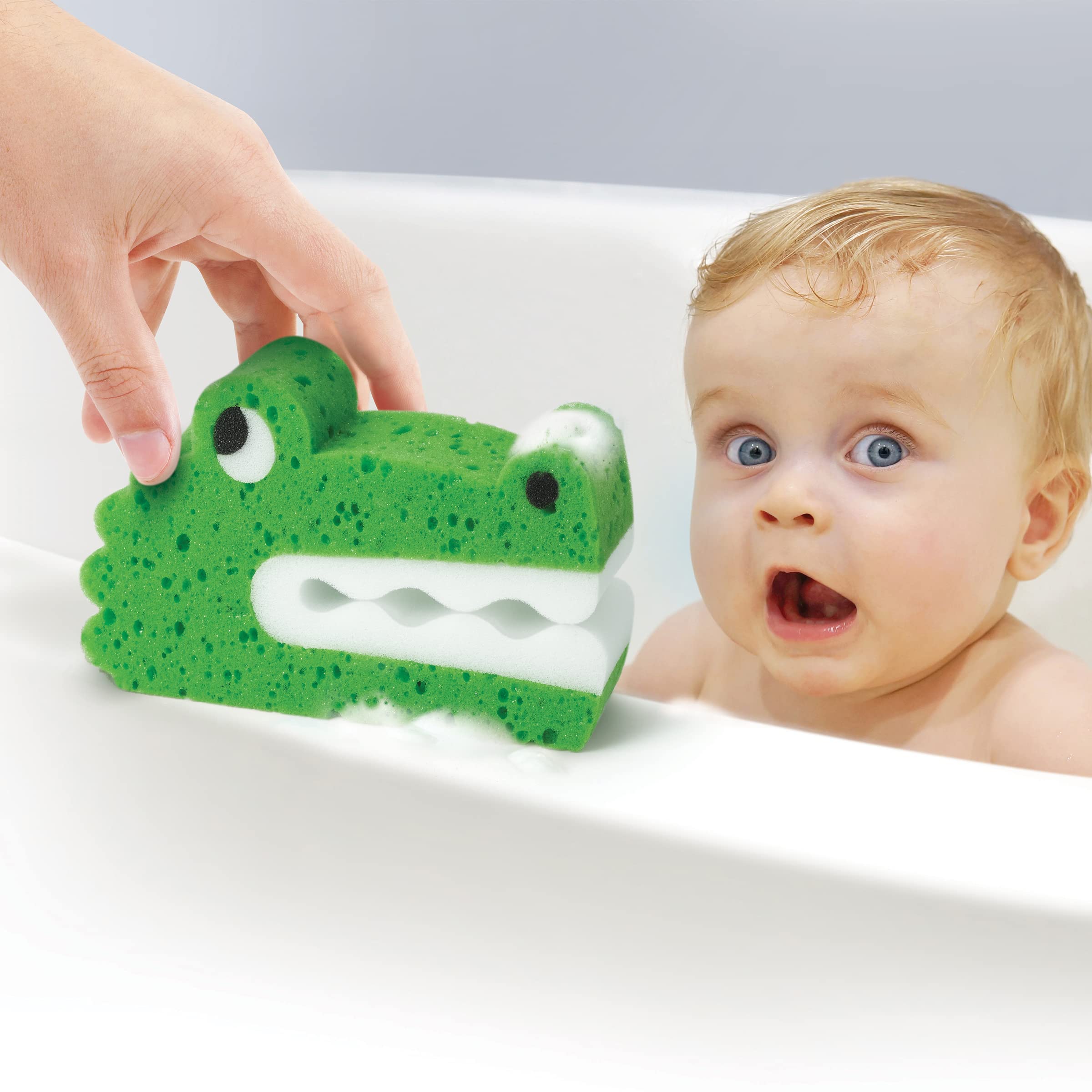 Genuine Fred Bath Biters tigre: esponja absorbente para el baño