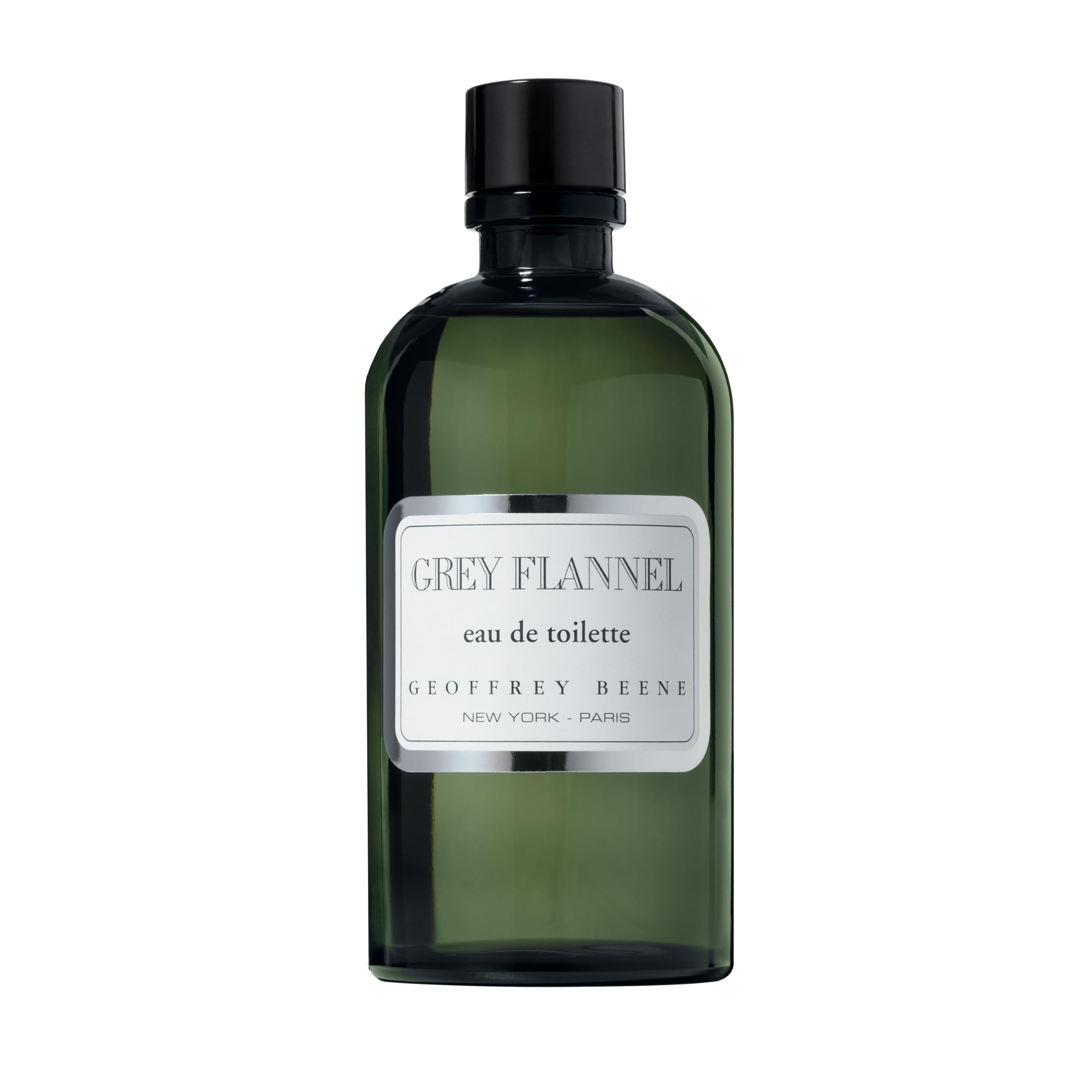 Geoffrey Beene Grey Flannel packaging showcases classic style and gift-ready presentation.
