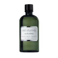 Geoffrey Beene Grey Flannel packaging showcases classic style and gift-ready presentation.