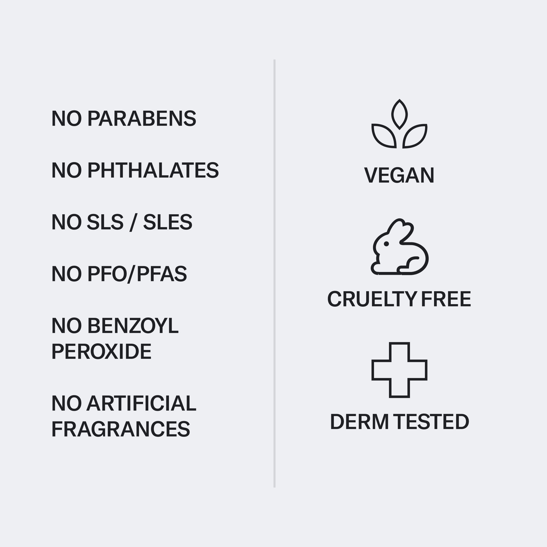 Geologie awards display highlighting trusted skincare innovation