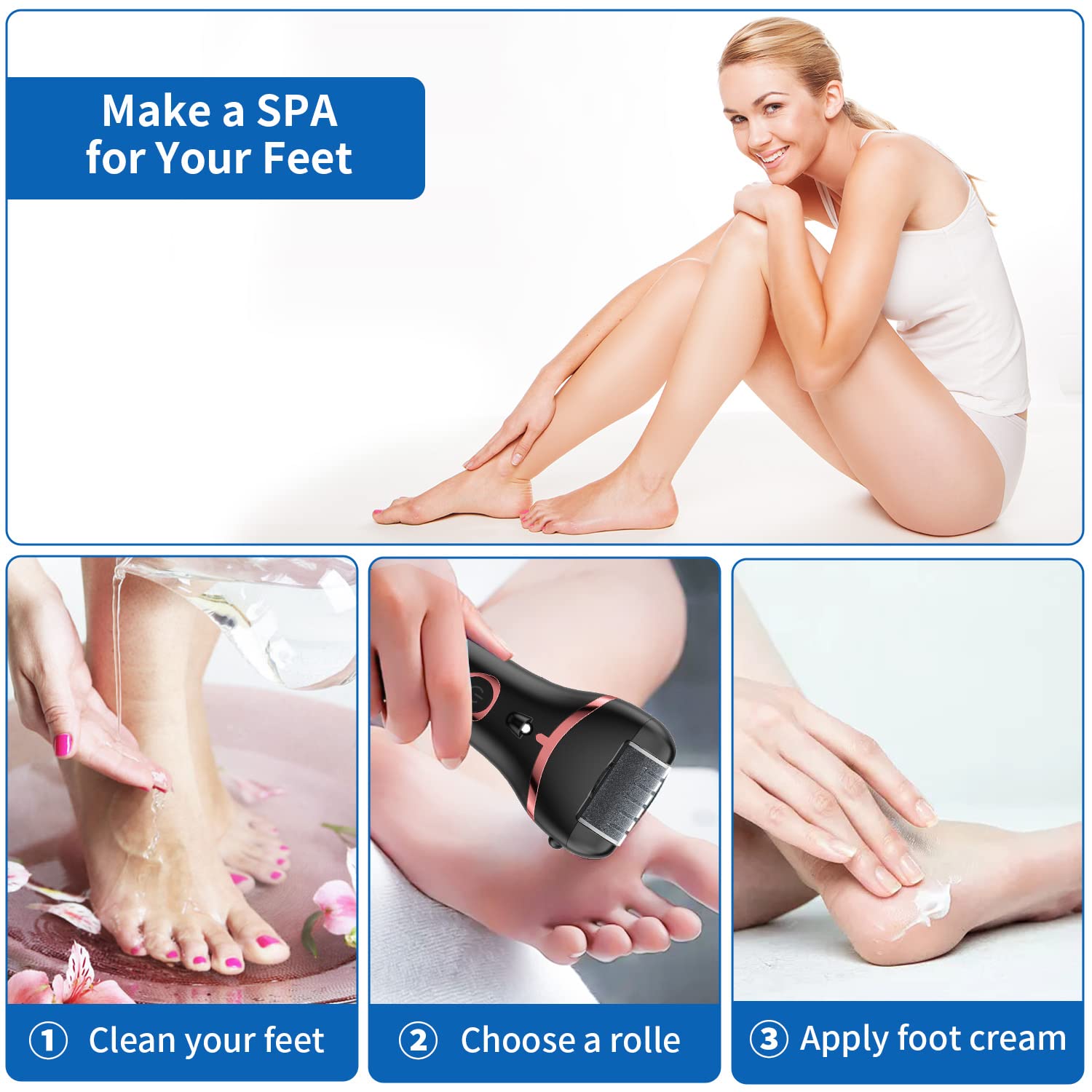 Geopu gift-ready foot care kit suitable for pampering sessions