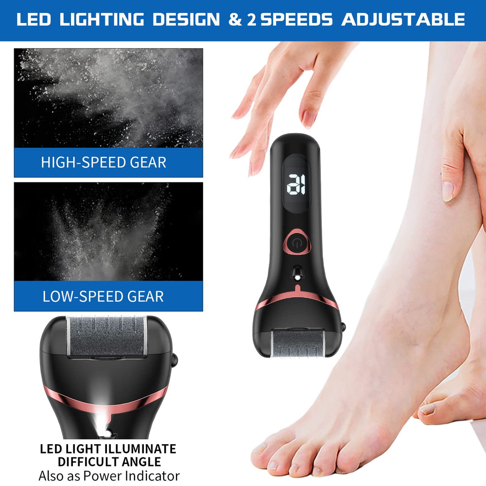 Geopu roller heads set enabling versatile pedicure routines and precise removal