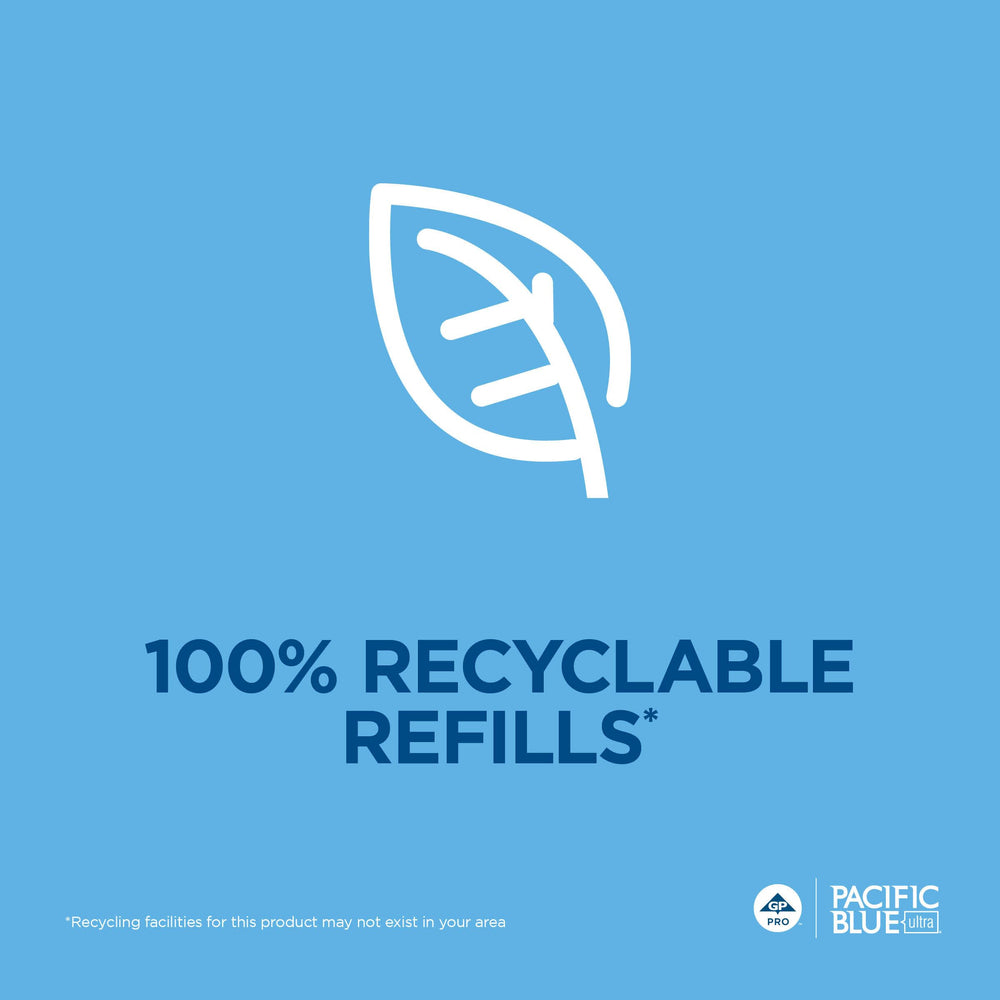 Three refills per case to simplify workspace restocking.