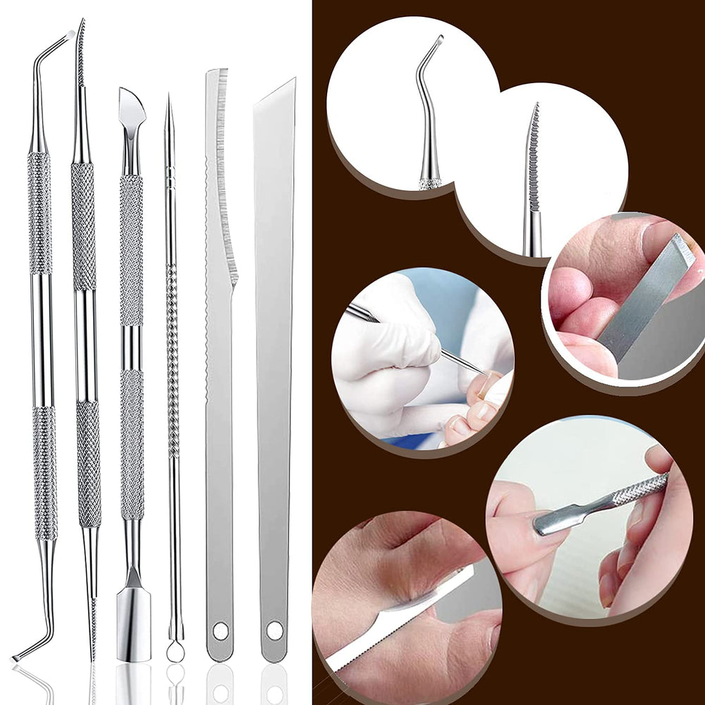 Geounzay ergonomic toenail clippers with ABS handle for comfortable, controlled trimming.