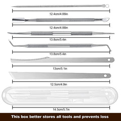 Geounzay stainless steel toenail file for smooth shaping and durable use.