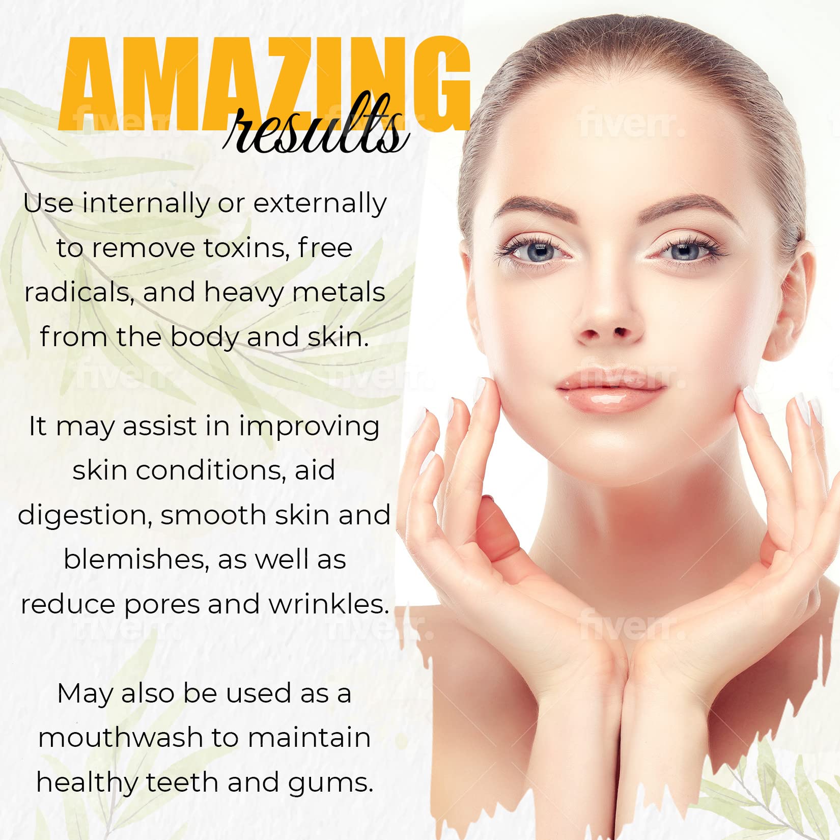 GER General Merchandise calcium bentonite clay powder—patch test recommended before facial use.