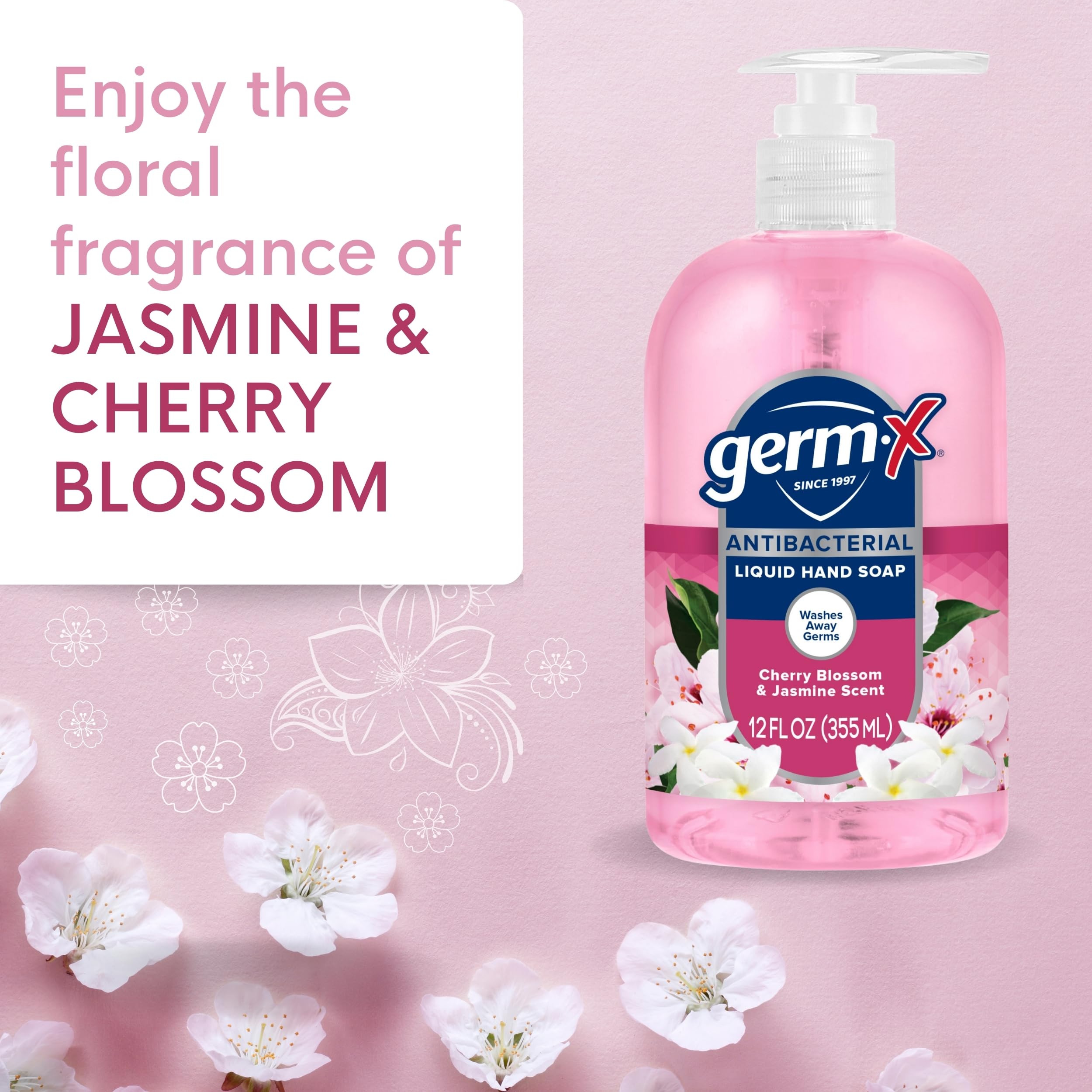 Germ-X uso en cocina y baño para lavado diario de manos.