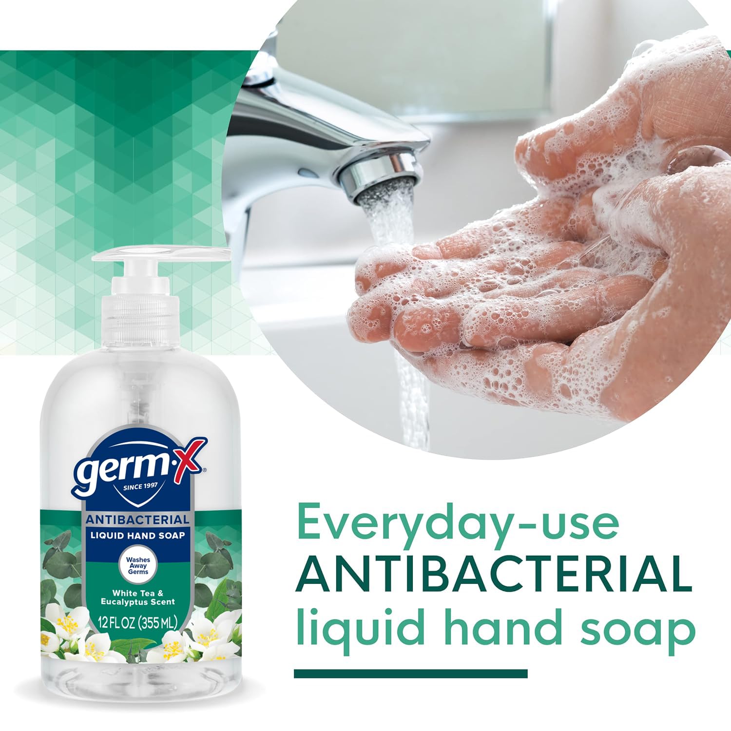 Germ-X Jabon Manos para cocina, manos limpias al cocinar.