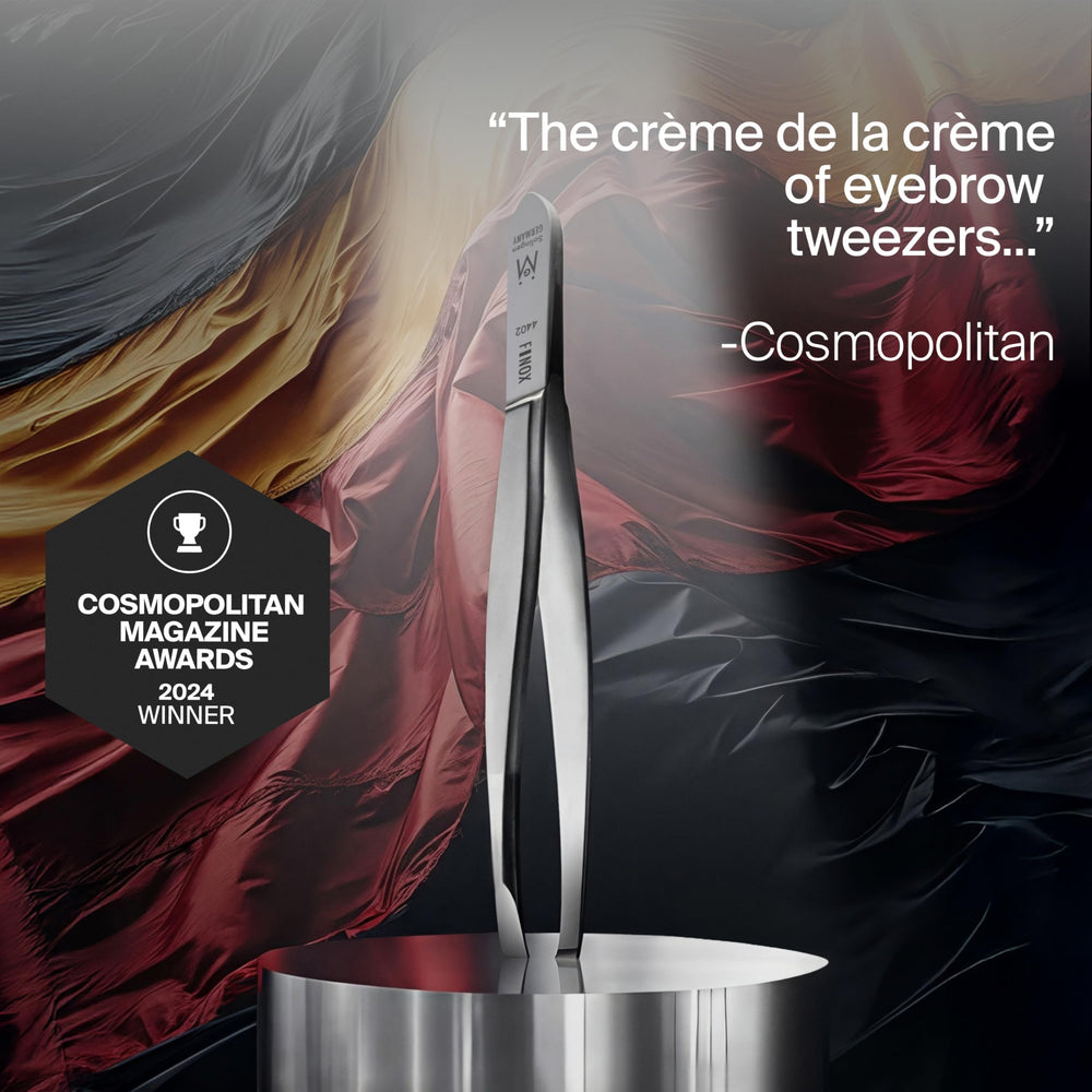 GERmanikure premium stainless steel tweezers with lasting corrosion resistance