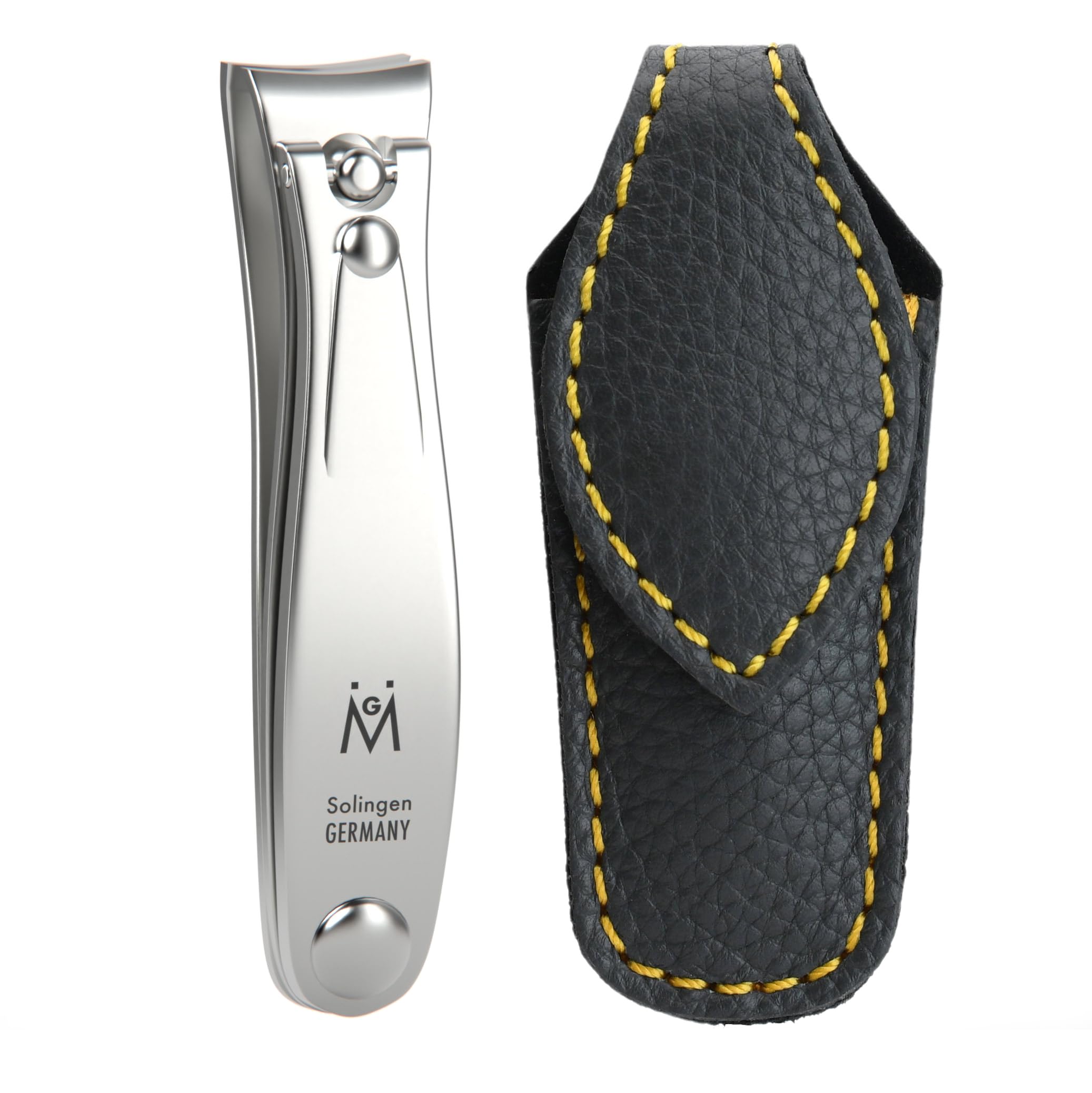 GERMANIKURE Professional large nail clipper 8 cm for precise trimming.