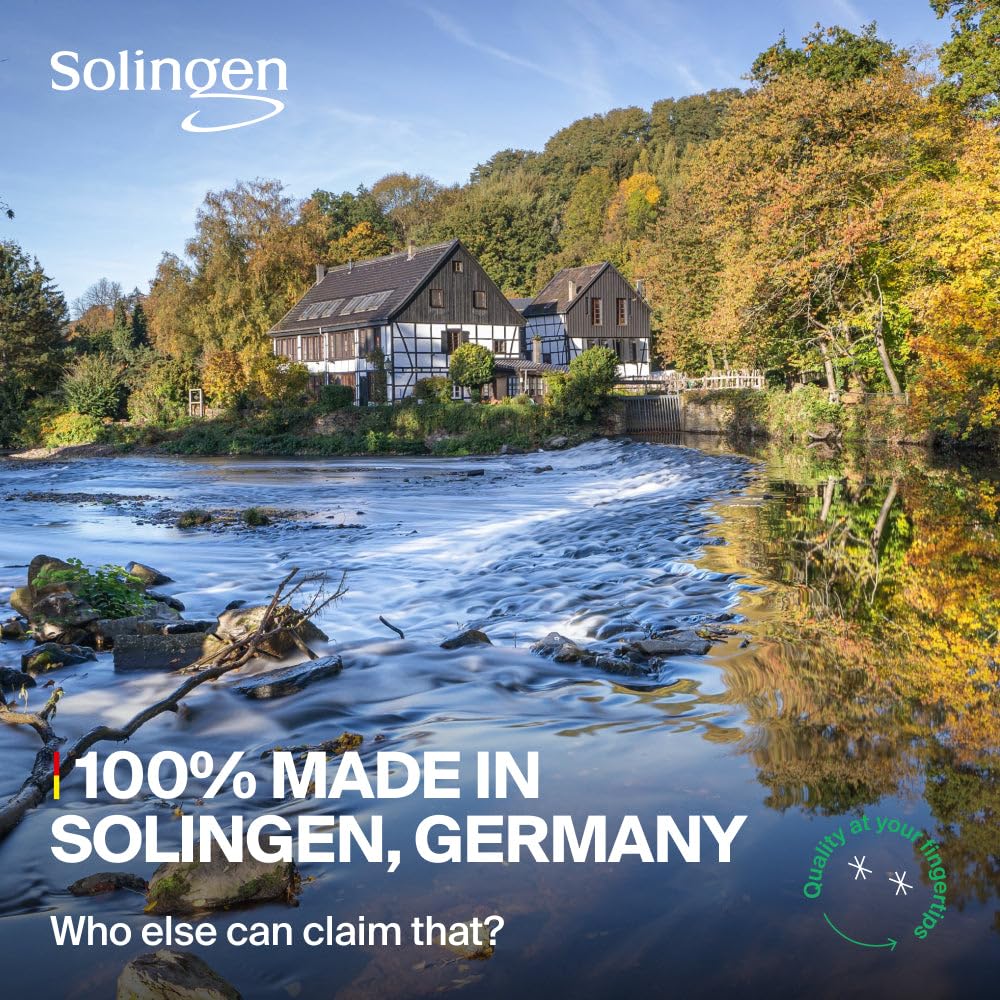 GERMANIKURE Solingen-made clipper close-up showing durable construction.