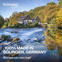 GERMANIKURE Solingen-made clipper close-up showing durable construction.