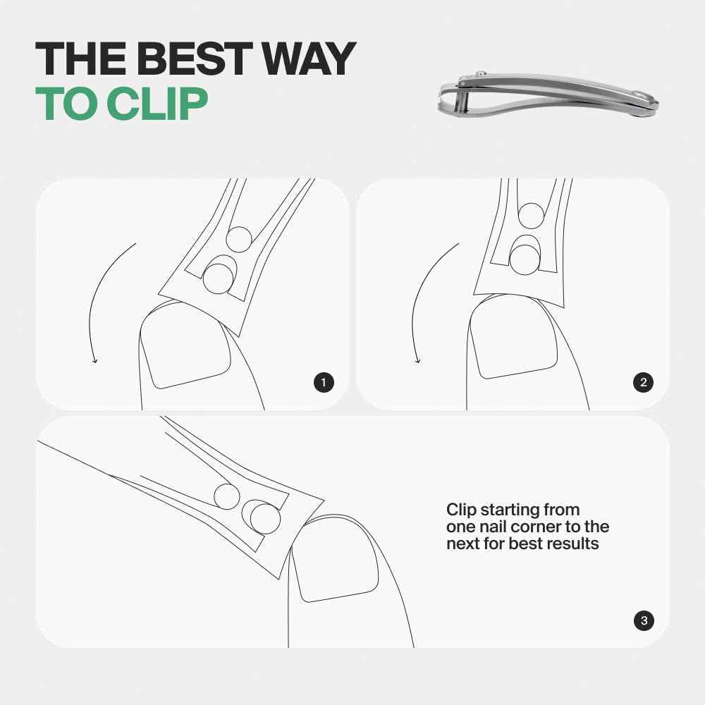 GERMANIKURE travel-sized clipper in case ideal for on-the-go grooming.