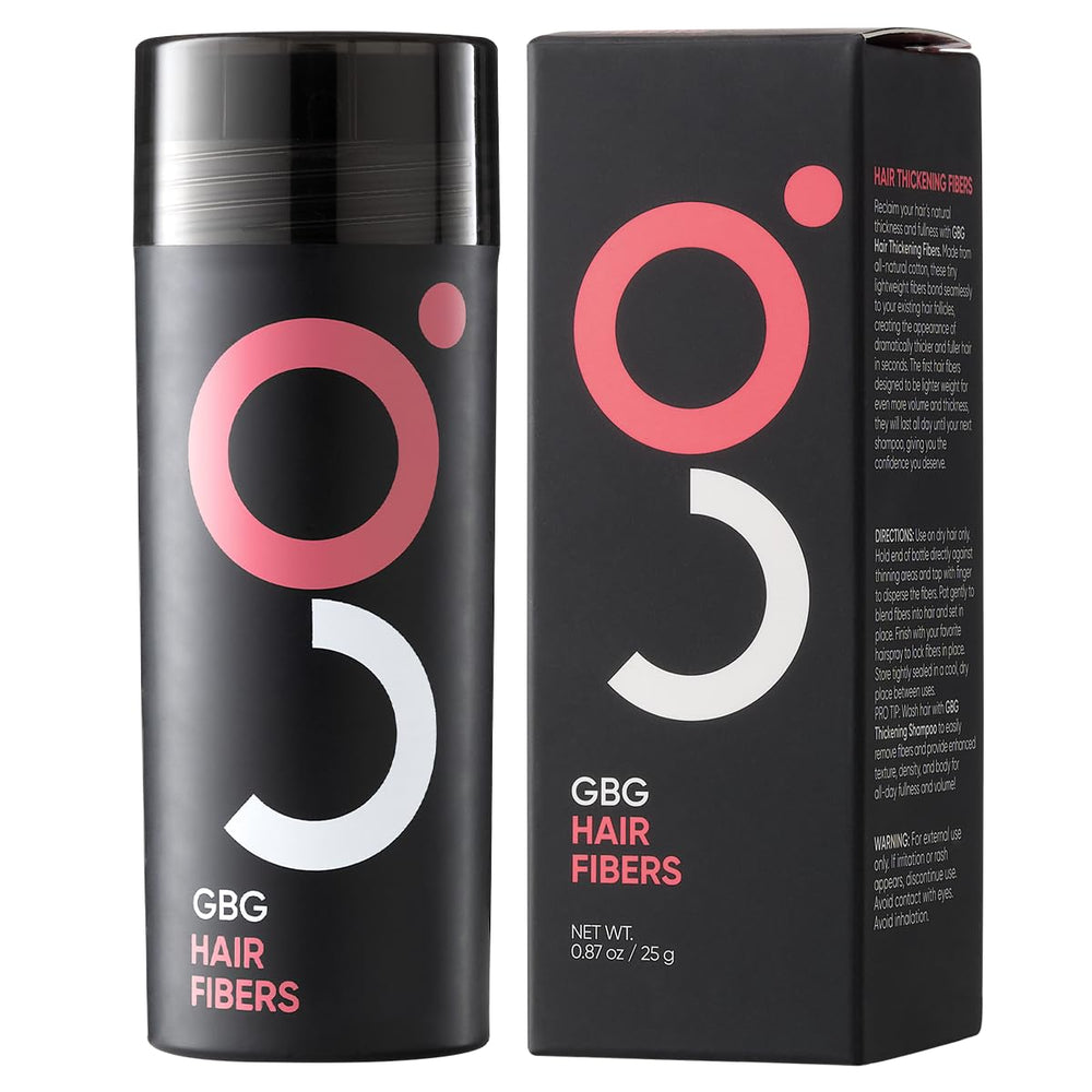 GBG Get Back Gorgeous frasco de fibras cabello marrón oscuro para mayor espesor inmediato