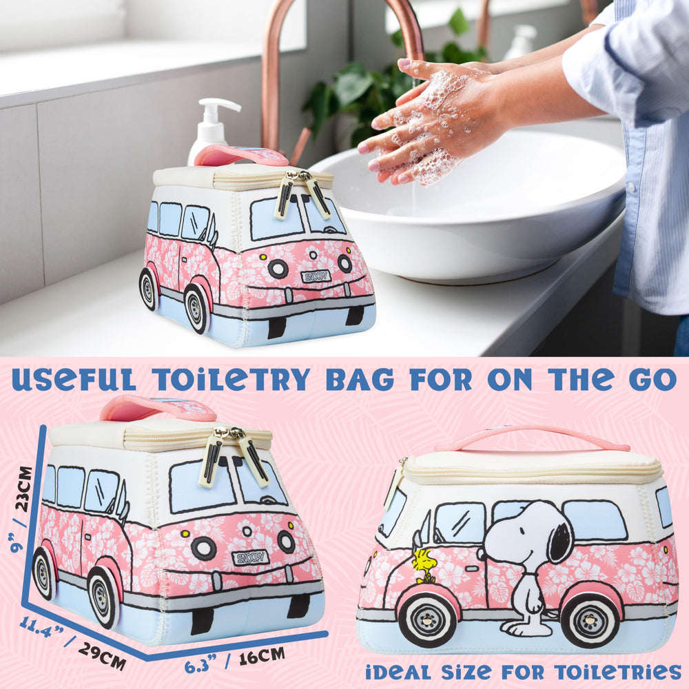 Gift-ready packaging makes Get Trend Snoopy toiletry bag a perfect gift