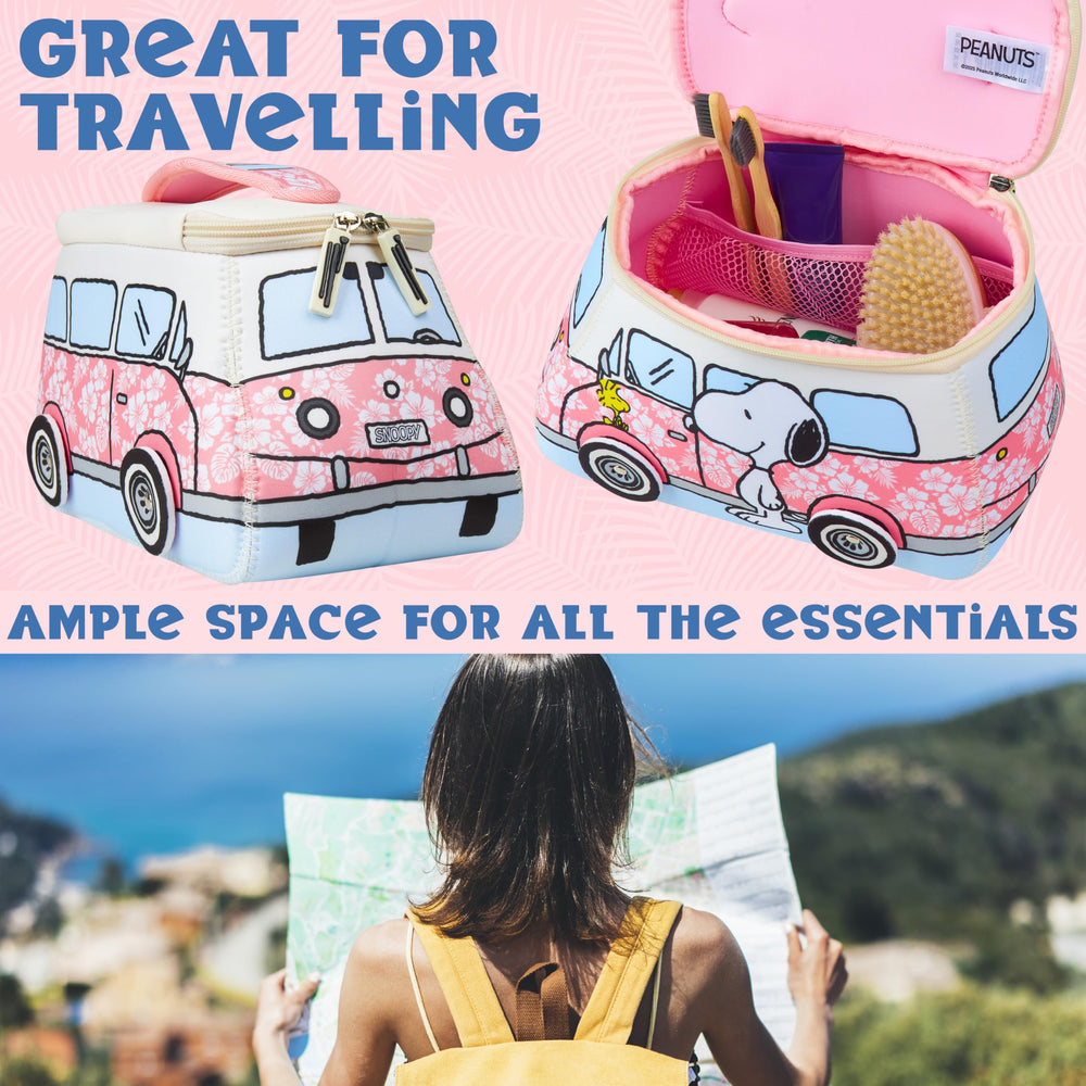 Get Trend Snoopy travel pouch suitable for cruises, flights, and everyday storage