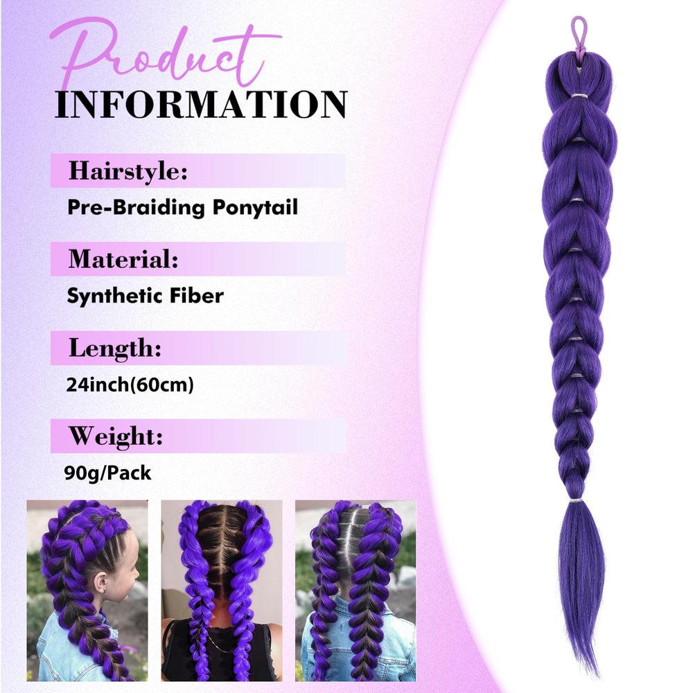 GetGal prebraids heat-resistant fiber blends with natural hair texture