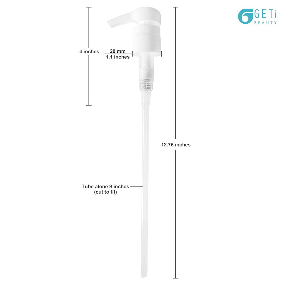 Geti Beauty two-pack-pumps ideal for salon and home bottle setups.