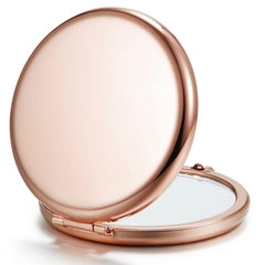 Getinbulk compact purse mirror rose gold closed for on the go touch ups
