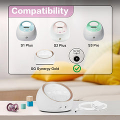 Getop 10ft charger for Spectra S2 Plus offering extended reach for daily pumping.