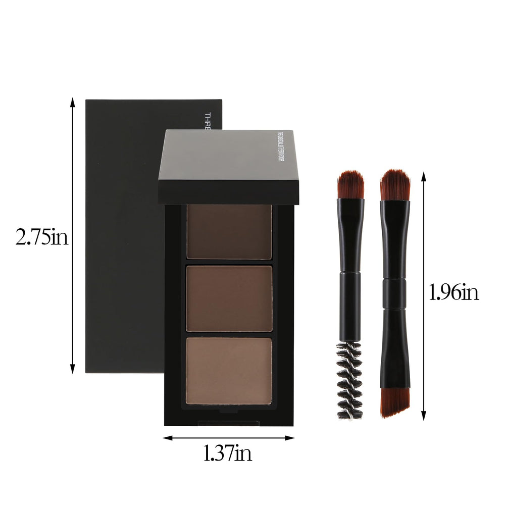GEUUFEA mirrored brow palette for on-the-go touch-ups
