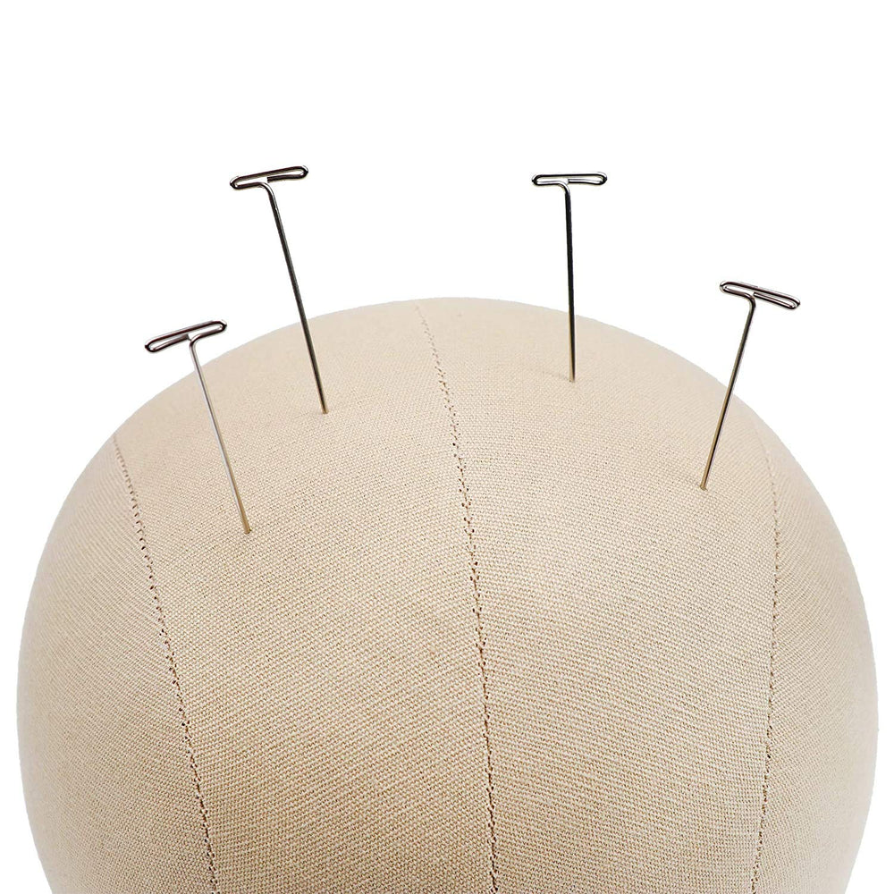 GEXWORLDWIDE cork head pin-friendly for secure wig styling.