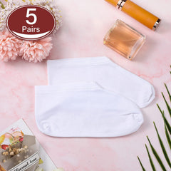 Calcetines blancos Geyoga lavables a máquina, durabilidad para uso repetido.