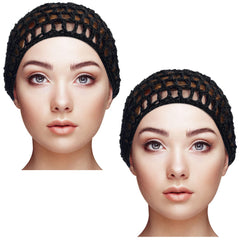 Geyoga cap malla crochet dos piezas protege el cabello al ducharte