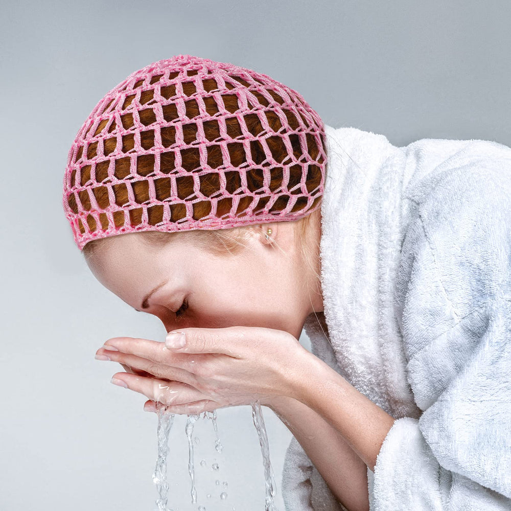 Geyoga gift-pack crochet hairnet cap, practical and pretty for gifting.