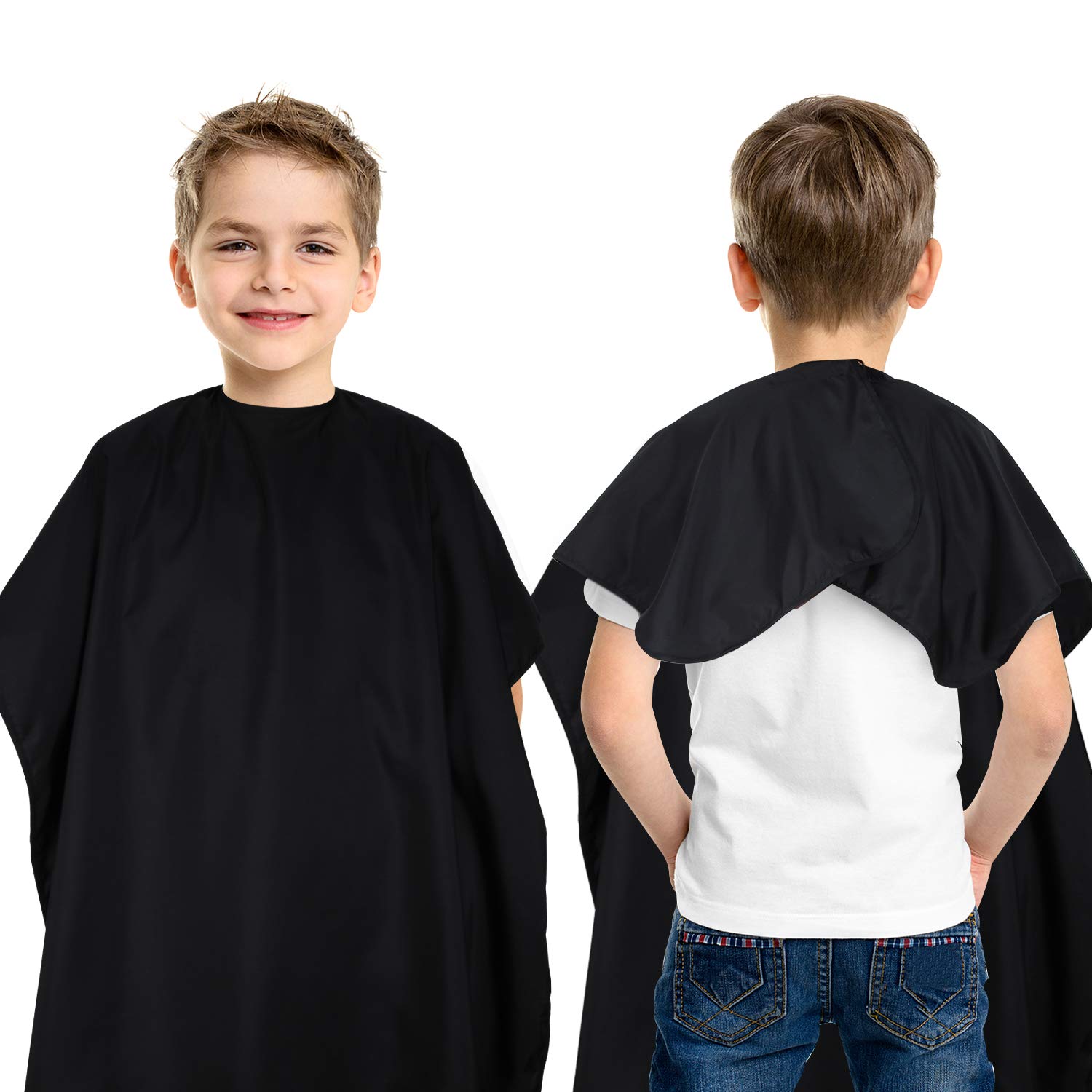 Geyoga cape fits boys and girls with secure, adjustable closure