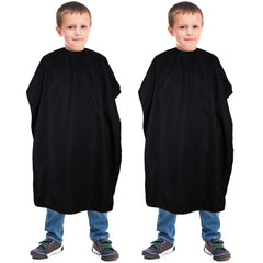 Geyoga kids barber cape with adjustable neck snap for a secure haircut at home