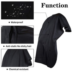 Geyoga kids barber cape is easy to clean and reusable after every cut