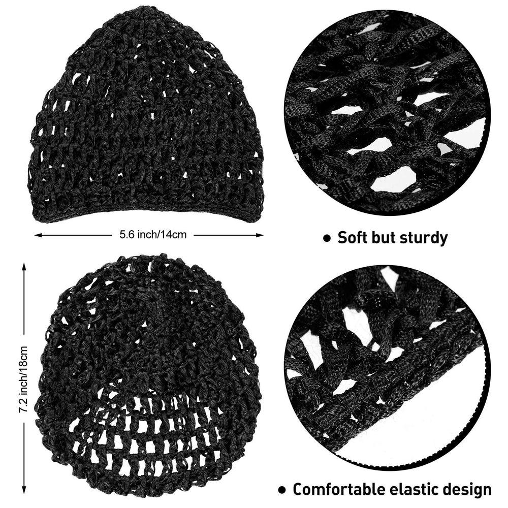 Geyoga mesh hairnet close-up highlights soft texture and breathable weave.