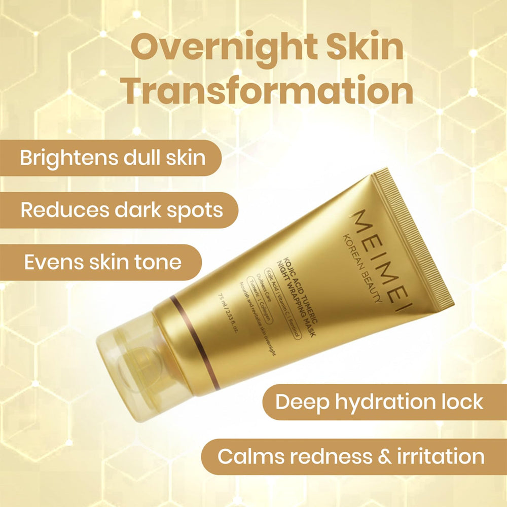 GFG Meimei mask being peeled off to reveal refreshed skin.