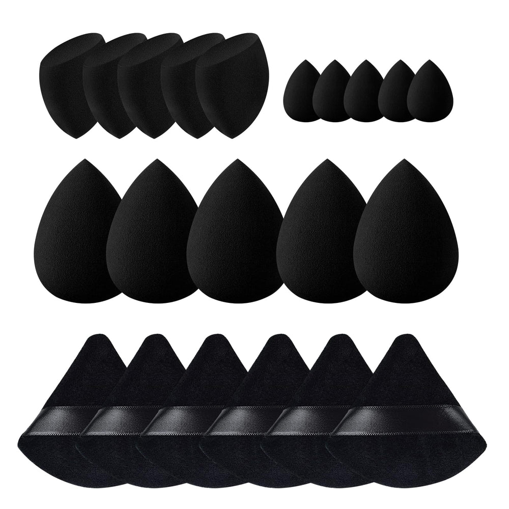 GFOUNS 21-piece makeup sponge set with varied sizes for versatile application.