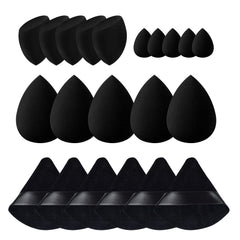 GFOUNS 21-piece makeup sponge set with varied sizes for versatile application.