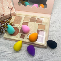 GFOUNS angled mini-sponge for smooth foundation blending around eyes