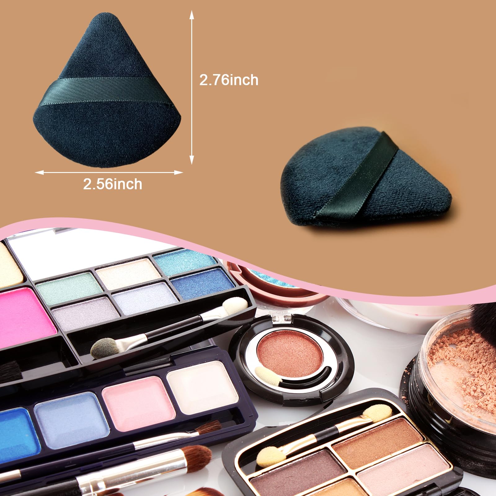 GFOUNS easy-to-clean makeup sponges simplify hygiene routines.