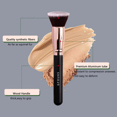 GFOUNS dense-bristles brush reduces product absorption and waste